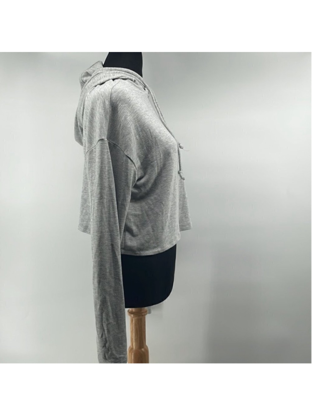 Aritzia Wilfred free light weight hoodie gray soft comfy lounge wear sz xs - Picture 3 of 7
